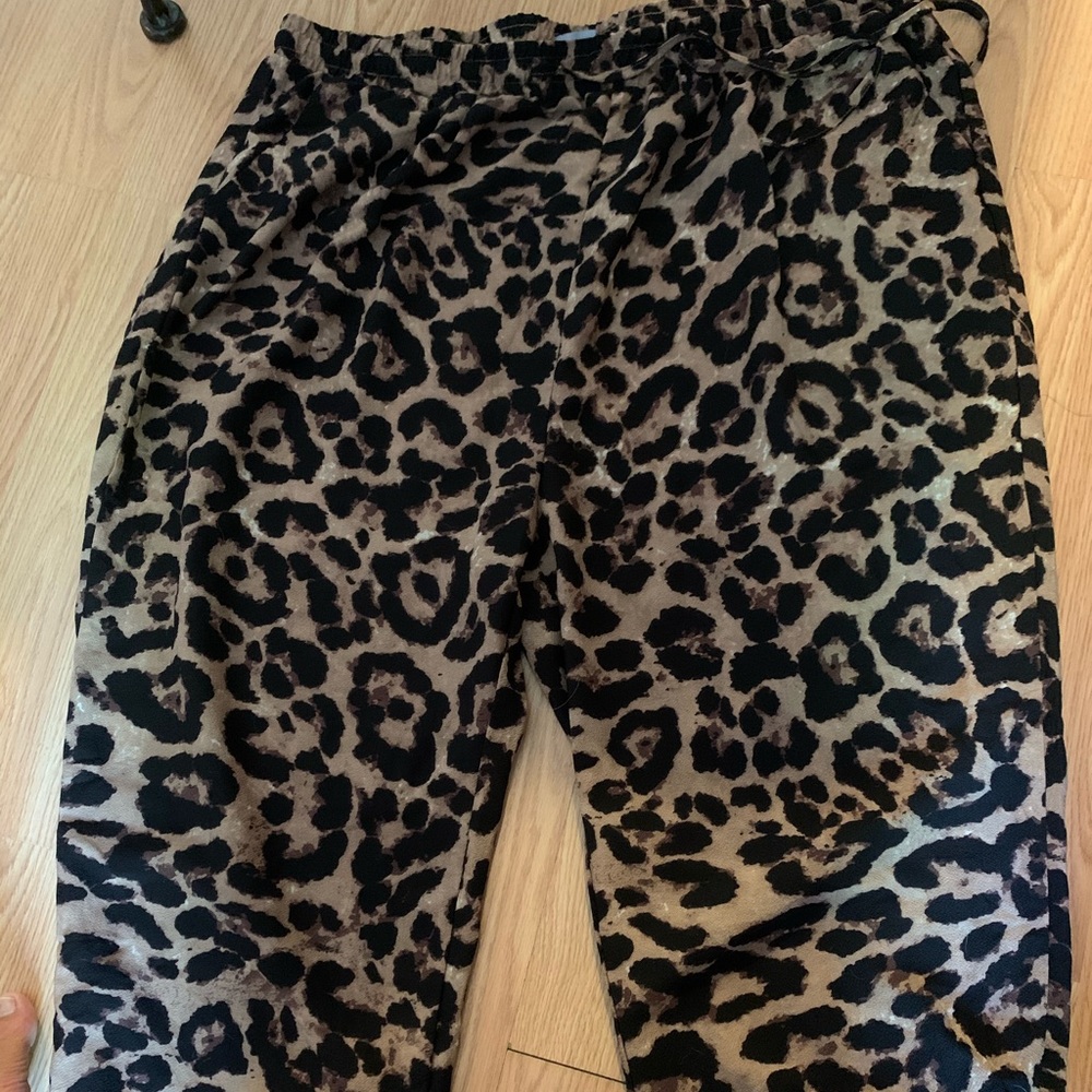 Cheetah pants 2x
